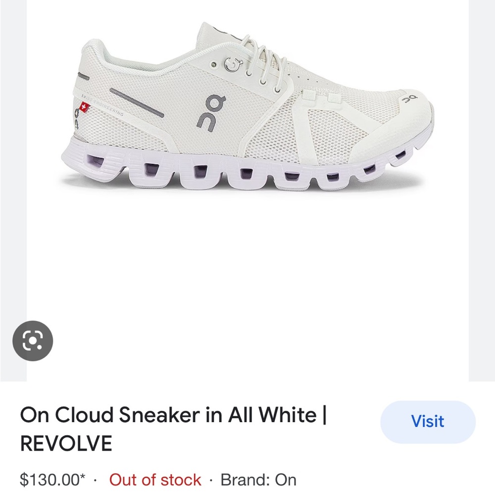 On Cloud Sneaker White